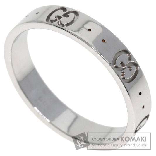 GUCCI   Ring Icon # 18 K18 White Gold Ladies