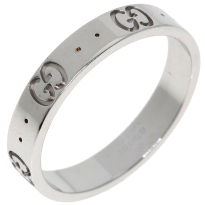 GUCCI   Ring Icon # 18 K18 White Gold Ladies