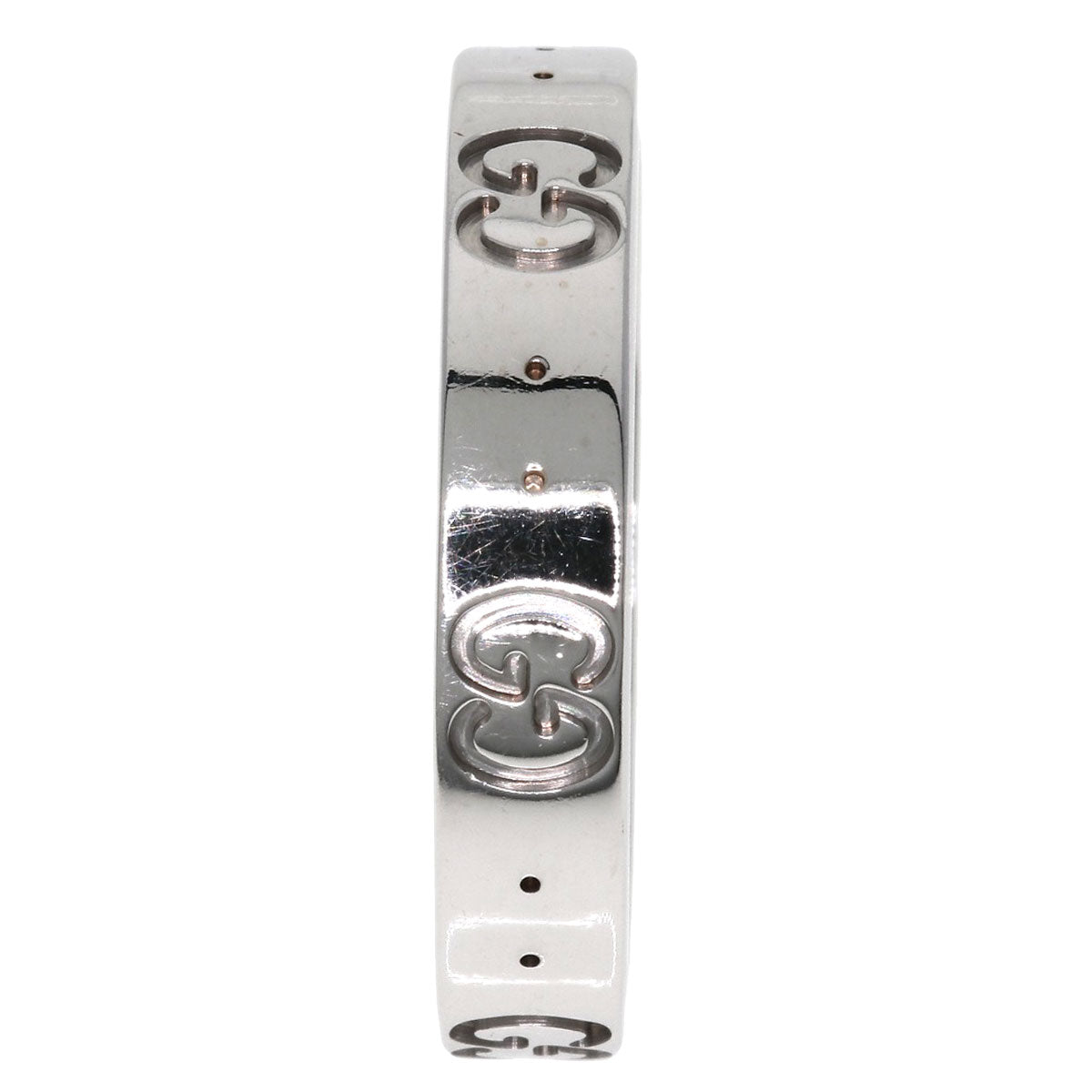 GUCCI   Ring Icon # 18 K18 White Gold Ladies