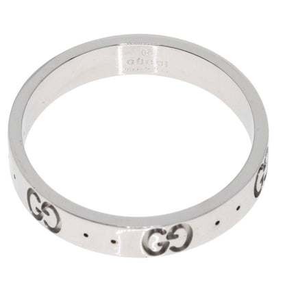 GUCCI   Ring Icon # 18 K18 White Gold Ladies
