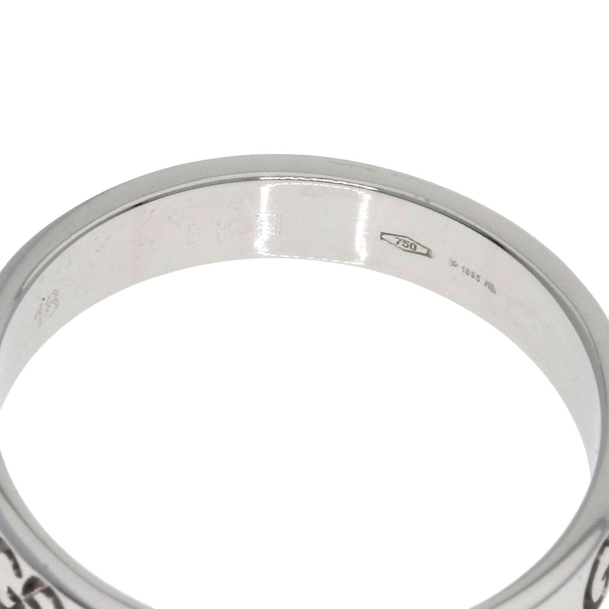 GUCCI   Ring Icon # 18 K18 White Gold Ladies