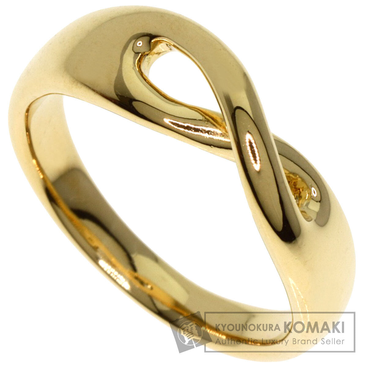 TIFFANY&Co.   Ring figure 8 K18 Yellow Gold Ladies