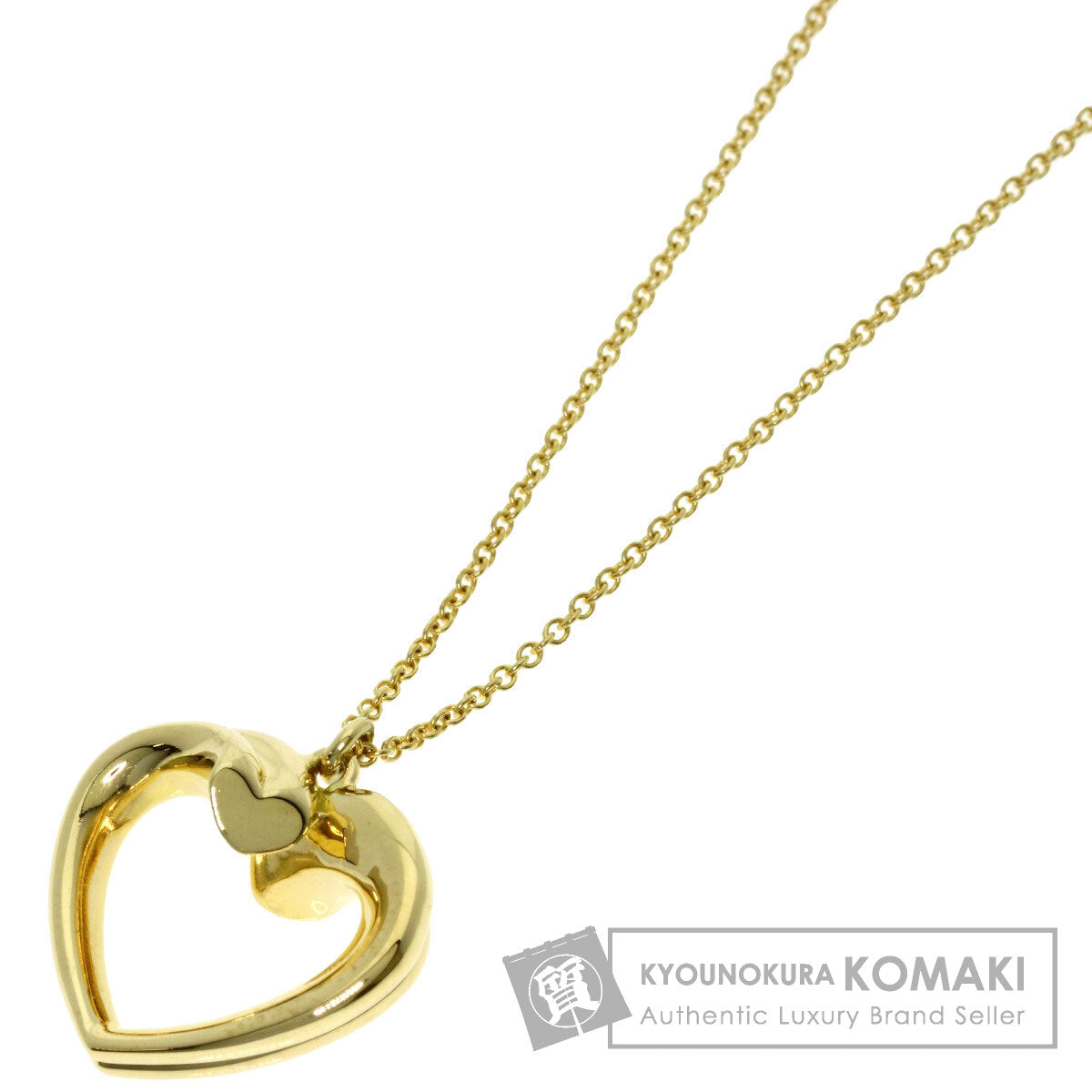 TIFFANY&Co.   Necklace Tenderness heart K18 Yellow Gold Ladies
