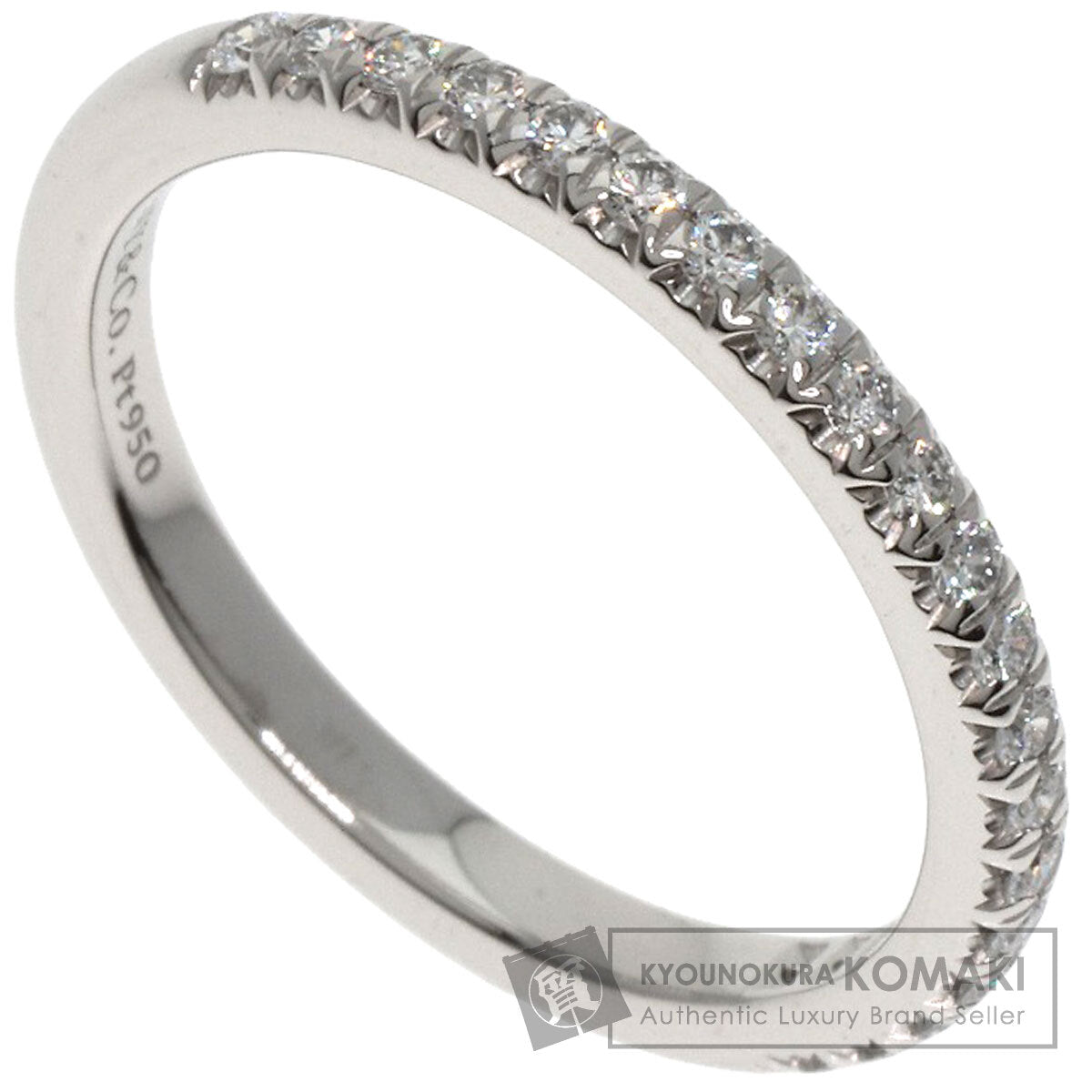 TIFFANY&Co. Novo Half Eternity Diamond Ring Platinum PT950 Ladies [Used]