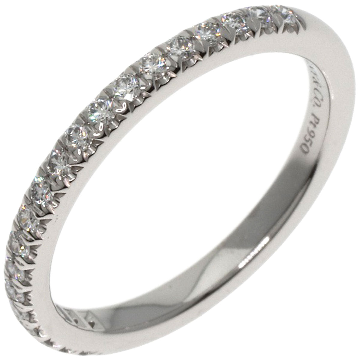TIFFANY&Co. Novo Half Eternity Diamond Ring Platinum PT950 Ladies [Used]