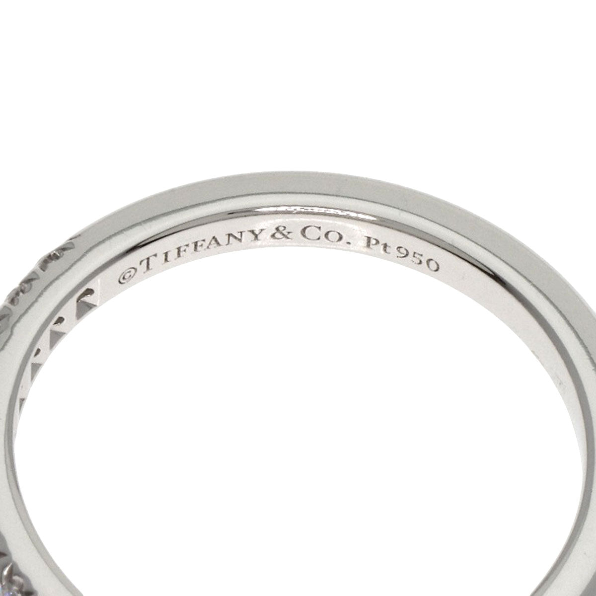 TIFFANY&Co. Novo Half Eternity Diamond Ring Platinum PT950 Ladies [Used]