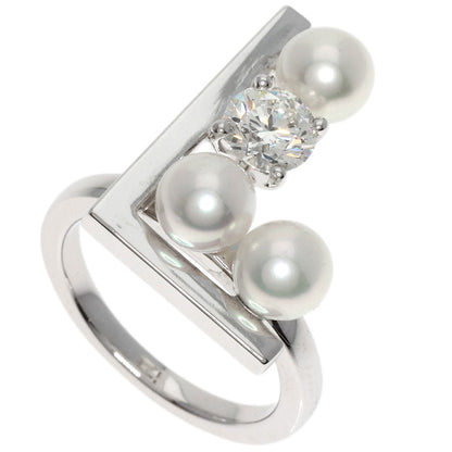 TASAKI   Ring Balance Note Pearl Pearl K18 White Gold Ladies