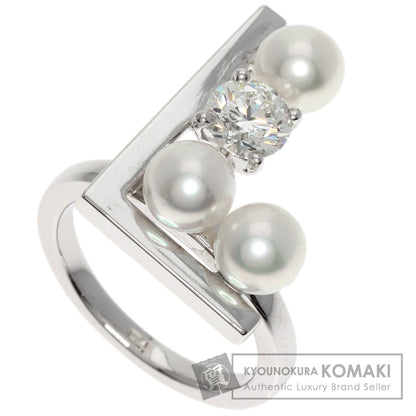 TASAKI   Ring Balance Note Pearl Pearl K18 White Gold Ladies