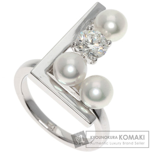 TASAKI   Ring Balance Note Pearl Pearl K18 White Gold Ladies