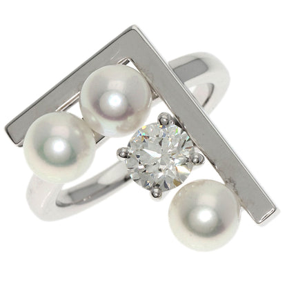 TASAKI   Ring Balance Note Pearl Pearl K18 White Gold Ladies