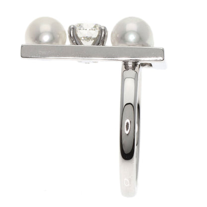 TASAKI   Ring Balance Note Pearl Pearl K18 White Gold Ladies