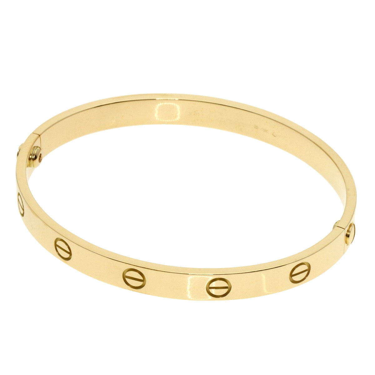 カルティエ ラブブレス ドライバー付き #18 ブレスレット K18イエローゴールド レディース 【中古】【CARTIER】