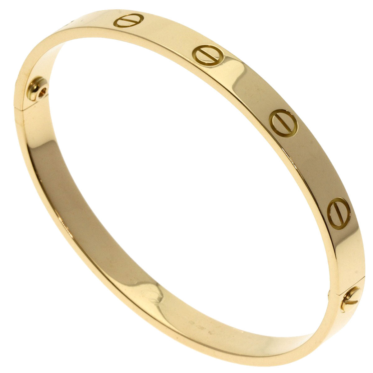 カルティエ ラブブレス ドライバー付き #18 ブレスレット K18イエローゴールド レディース 【中古】【CARTIER】