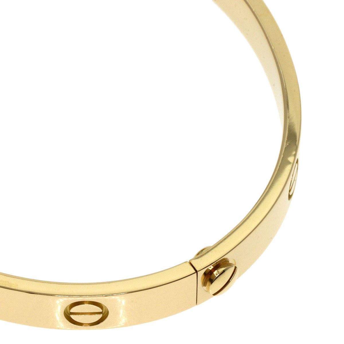 カルティエ ラブブレス ドライバー付き #18 ブレスレット K18イエローゴールド レディース 【中古】【CARTIER】