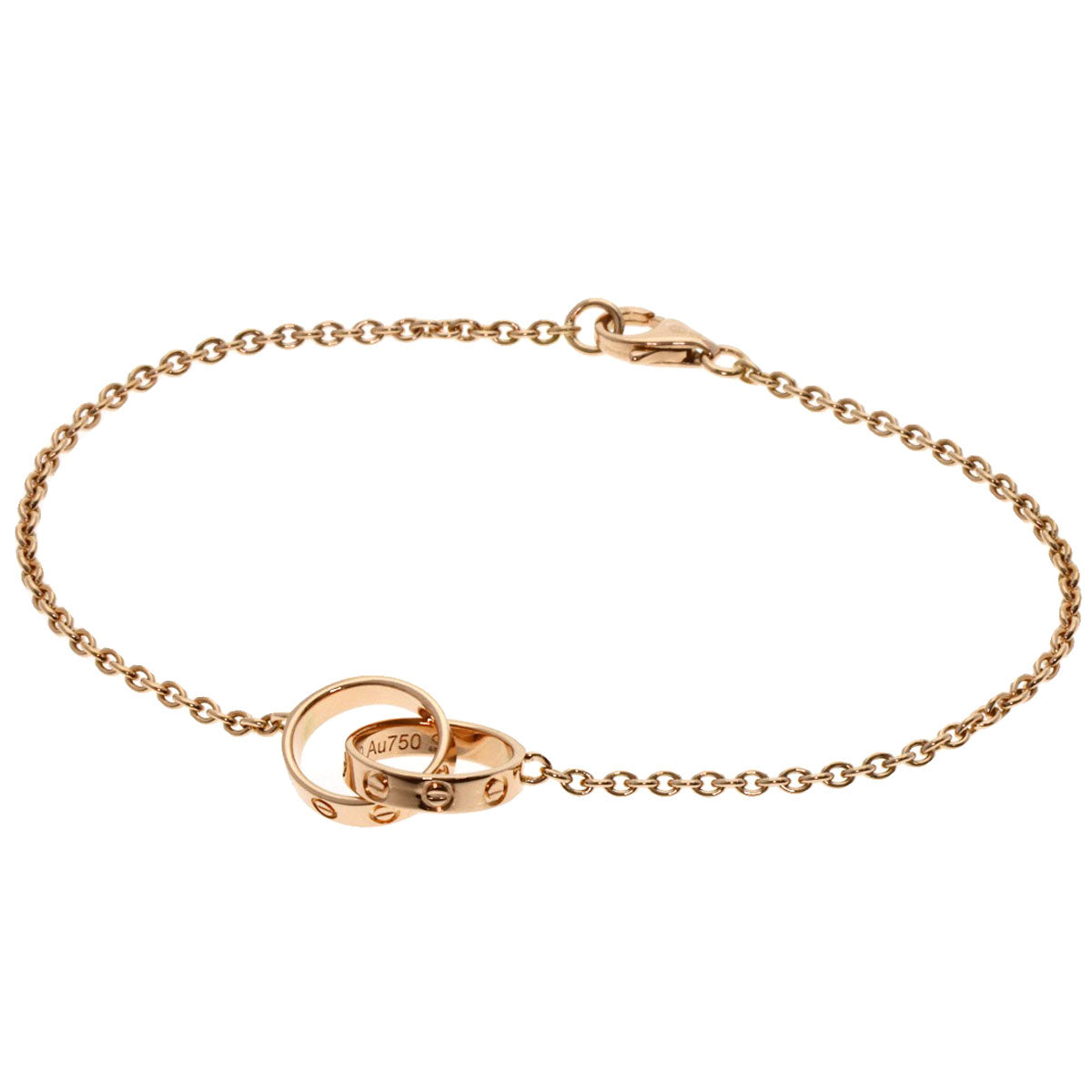 CARTIER baby love Bracelet K18 Pink Gold Ladies [Used]