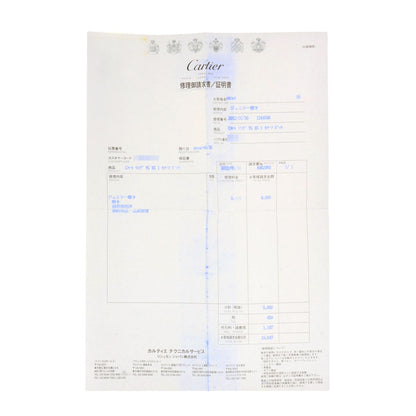 CARTIER C Heart Diamond # 48 Ring K18 Yellow Gold Ladies [Used]