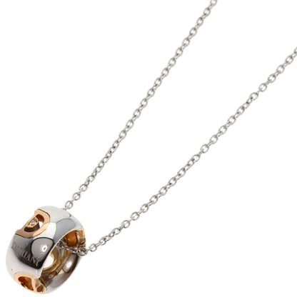 Damiani D Icon 1PDiamond Necklace K18 White Gold Ladies [Used]