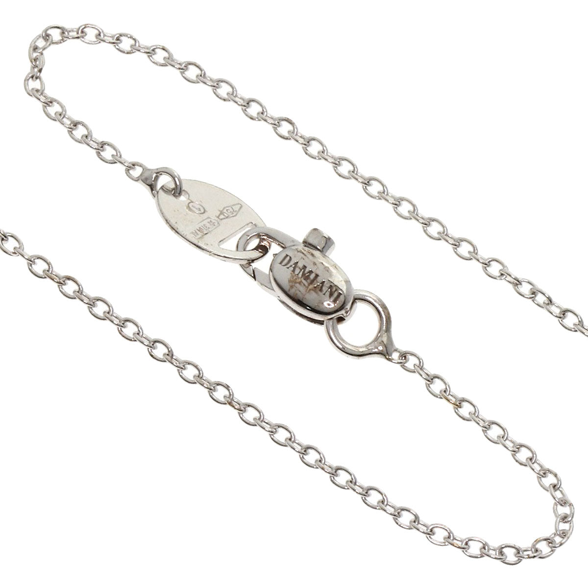 Damiani D Icon 1PDiamond Necklace K18 White Gold Ladies [Used]