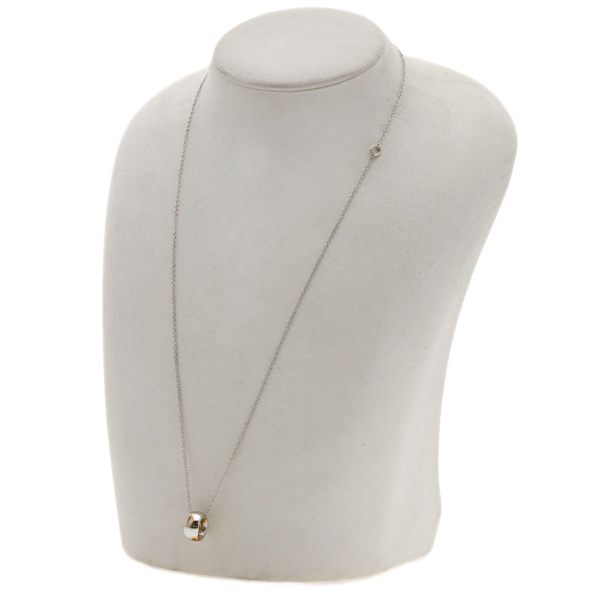 Damiani D Icon 1PDiamond Necklace K18 White Gold Ladies [Used]