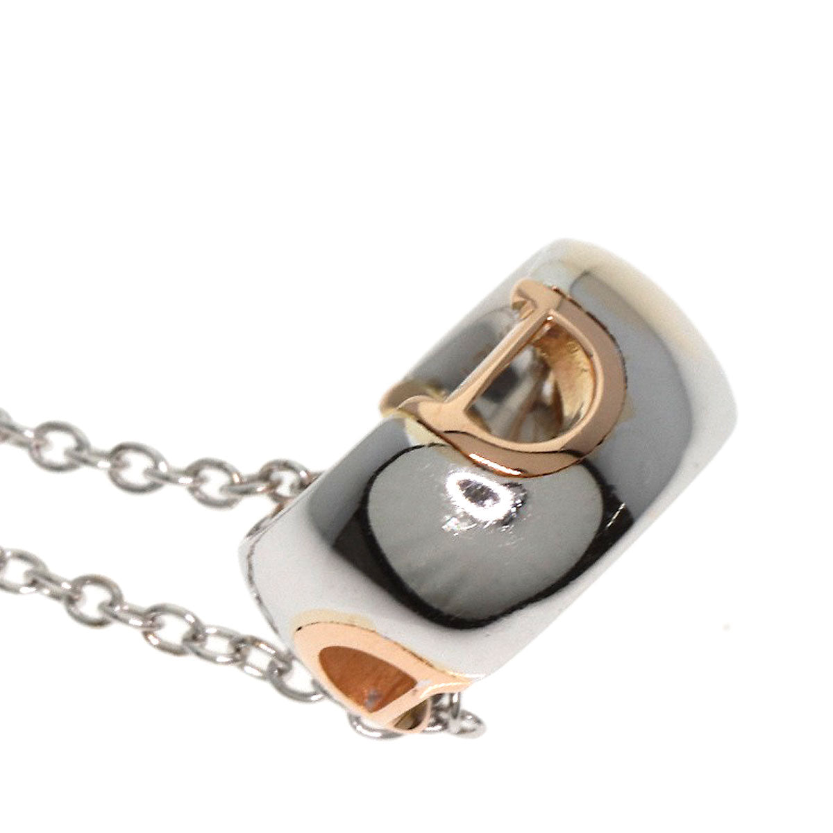 Damiani D Icon 1PDiamond Necklace K18 White Gold Ladies [Used]