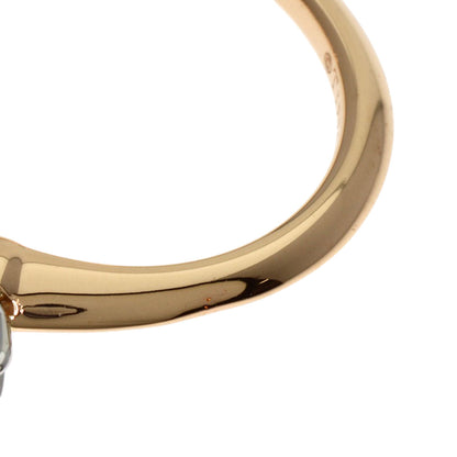 TIFFANY&Co. Solitaire Diamond Ring K18 Pink Gold PT950Ladies [Used]