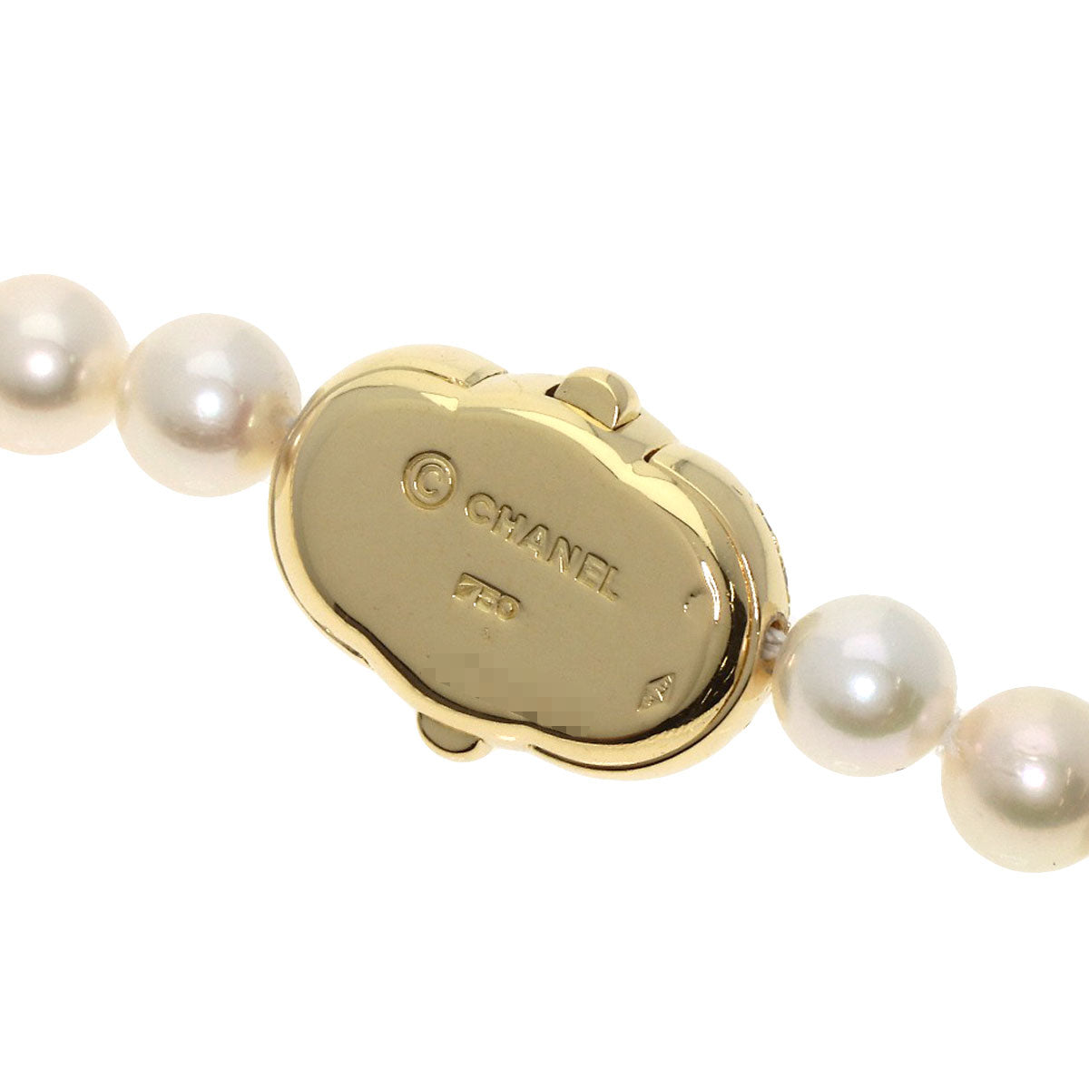 CHANEL Comet Pearl Pearl Diamond Necklace K18 Yellow Gold Ladies [Used]