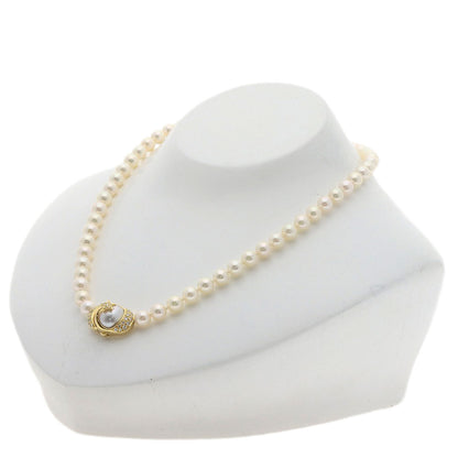 CHANEL Comet Pearl Pearl Diamond Necklace K18 Yellow Gold Ladies [Used]