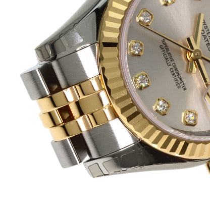 ROLEX DATEJUST 10P Diamond Watches 179173G Stainless Steel/SSxK18YG Ladies