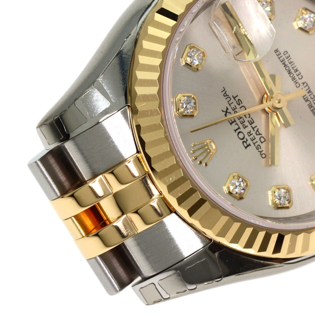 ROLEX DATEJUST 10P Diamond Watches 179173G Stainless Steel/SSxK18YG Ladies