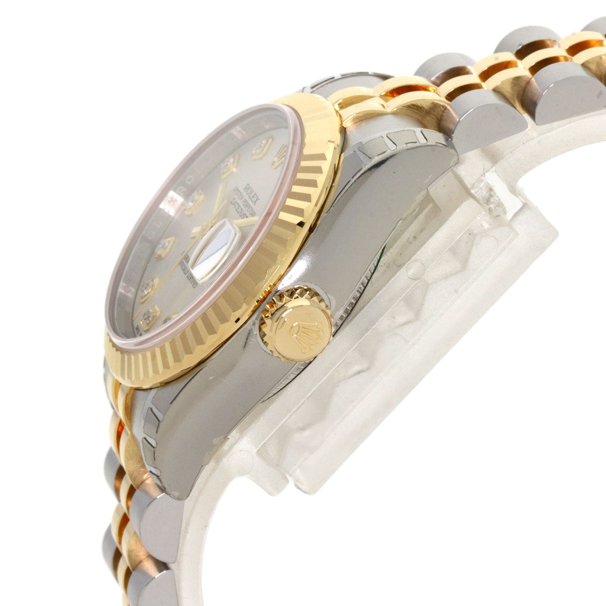 ROLEX DATEJUST 10P Diamond Watches 179173G Stainless Steel/SSxK18YG Ladies