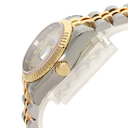 ROLEX DATEJUST 10P Diamond Watches 179173G Stainless Steel/SSxK18YG Ladies