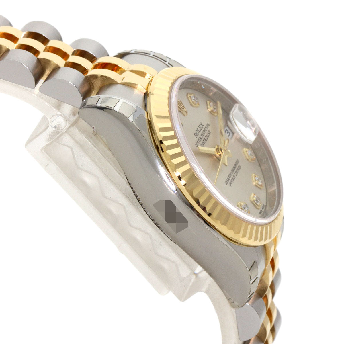 ROLEX DATEJUST 10P Diamond Watches 179173G Stainless Steel/SSxK18YG Ladies