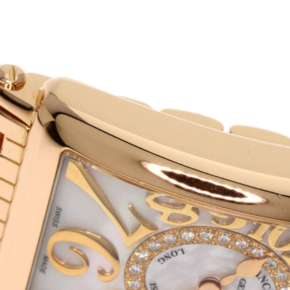 FRANCK MULLER Long Island Diamond Mother of Pearl Watches 902QZRELMOP CD1R K18 Pink Gold/18K Pink Gold Ladies
