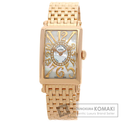 FRANCK MULLER Long Island Diamond Mother of Pearl Watches 902QZRELMOP CD1R K18 Pink Gold/18K Pink Gold Ladies