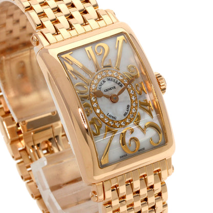 FRANCK MULLER Long Island Diamond Mother of Pearl Watches 902QZRELMOP CD1R K18 Pink Gold/18K Pink Gold Ladies