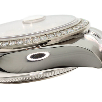 ROLEX Datejust 10P Bezel Diamond Watches 179384G Stainless Steel/Stainless Steel Ladies