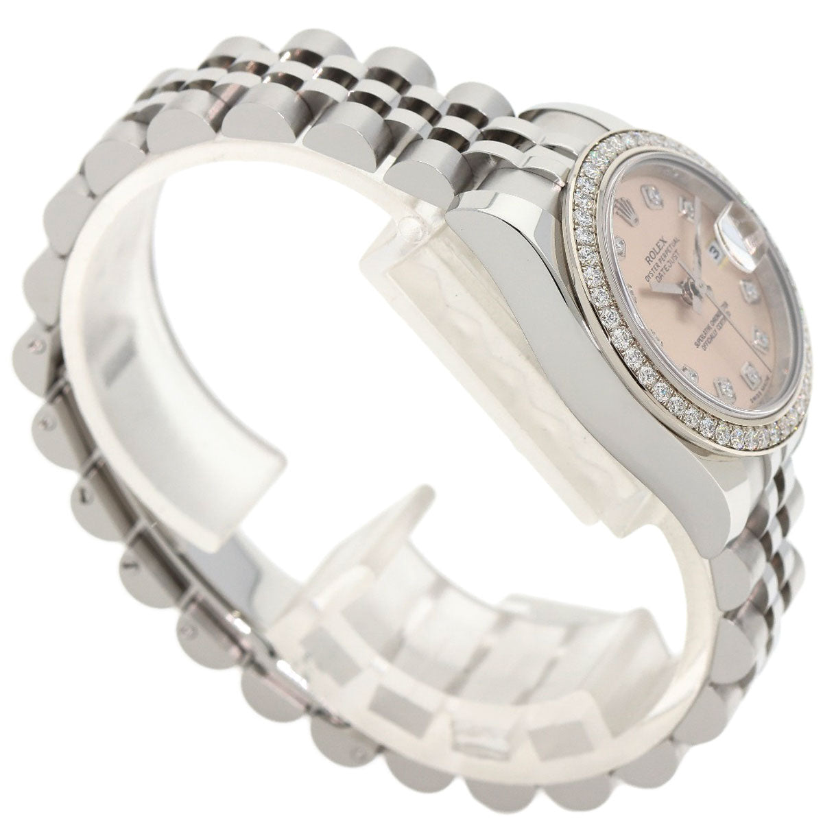 ROLEX Datejust 10P Bezel Diamond Watches 179384G Stainless Steel/Stainless Steel Ladies
