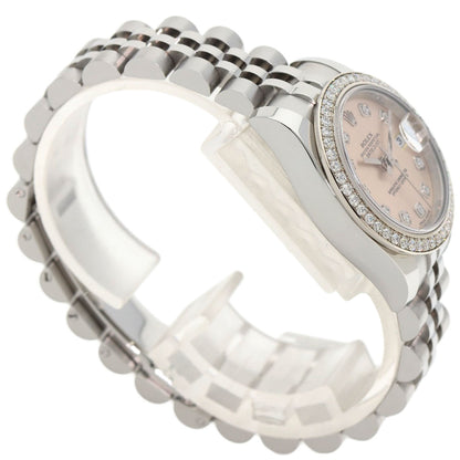 ROLEX Datejust 10P Bezel Diamond Watches 179384G Stainless Steel/Stainless Steel Ladies