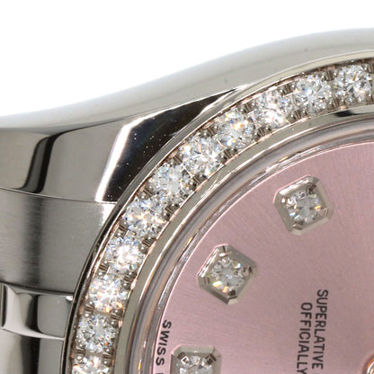 ROLEX Datejust 10P Bezel Diamond Watches 179384G Stainless Steel/Stainless Steel Ladies