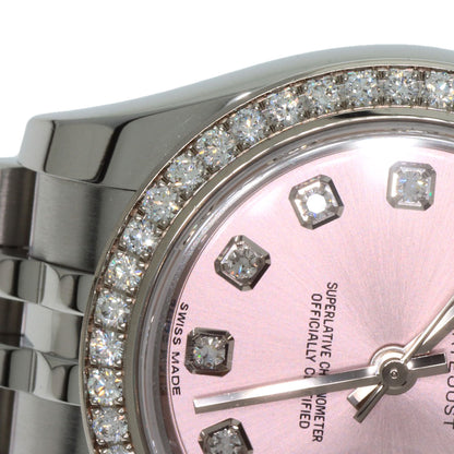 ROLEX Datejust 10P Bezel Diamond Watches 179384G Stainless Steel/Stainless Steel Ladies