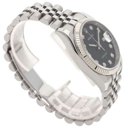 ROLEX DATEJUST 10P Diamond Watches 116234G Stainless Steel/Stainless Steel mens