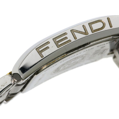 FENDI Square face Watches 7000L Stainless Steel/SSxGP Ladies