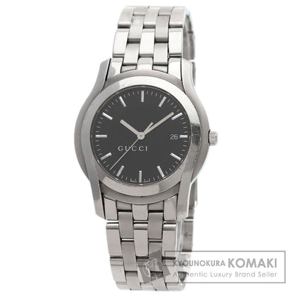 GUCCI Round face Watches 5500XL Stainless Steel/Stainless Steel mens
