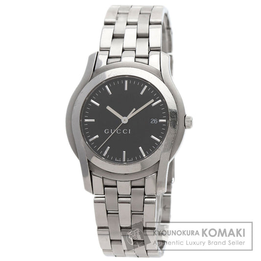 GUCCI Round face Watches 5500XL Stainless Steel/Stainless Steel mens