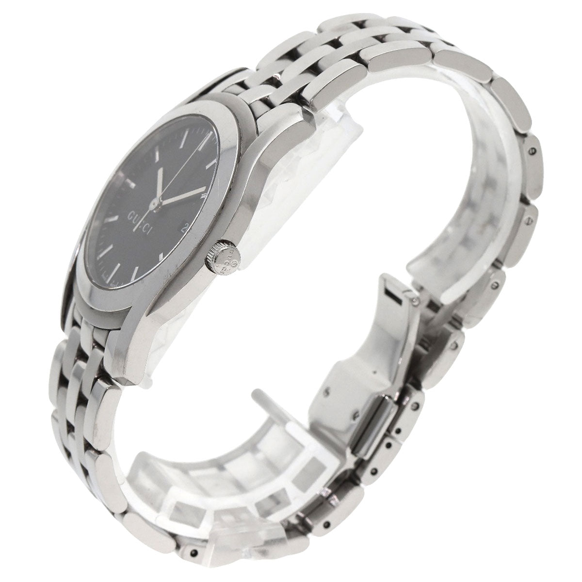 GUCCI Round face Watches 5500XL Stainless Steel/Stainless Steel mens