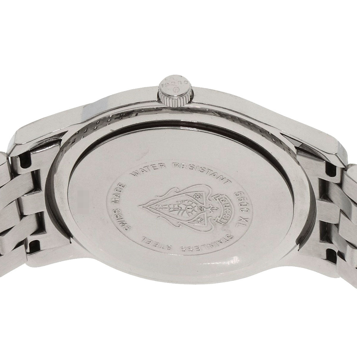 GUCCI Round face Watches 5500XL Stainless Steel/Stainless Steel mens
