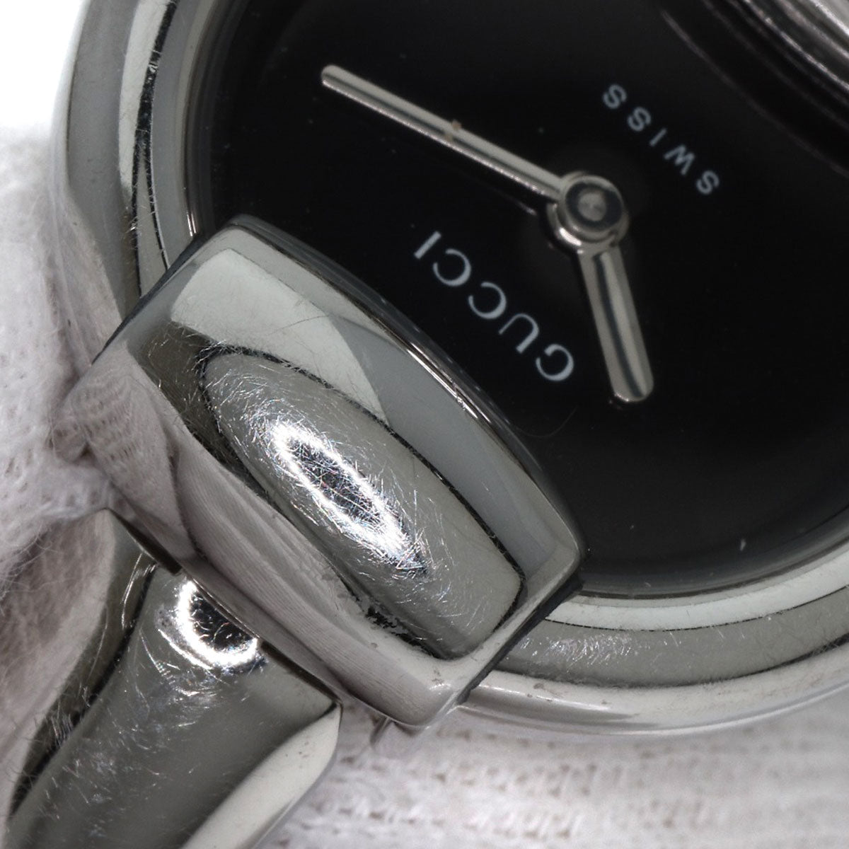 GUCCI Round face Watches 1400L Stainless Steel/Stainless Steel Ladies