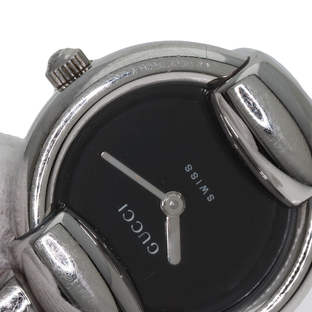 GUCCI Round face Watches 1400L Stainless Steel/Stainless Steel Ladies