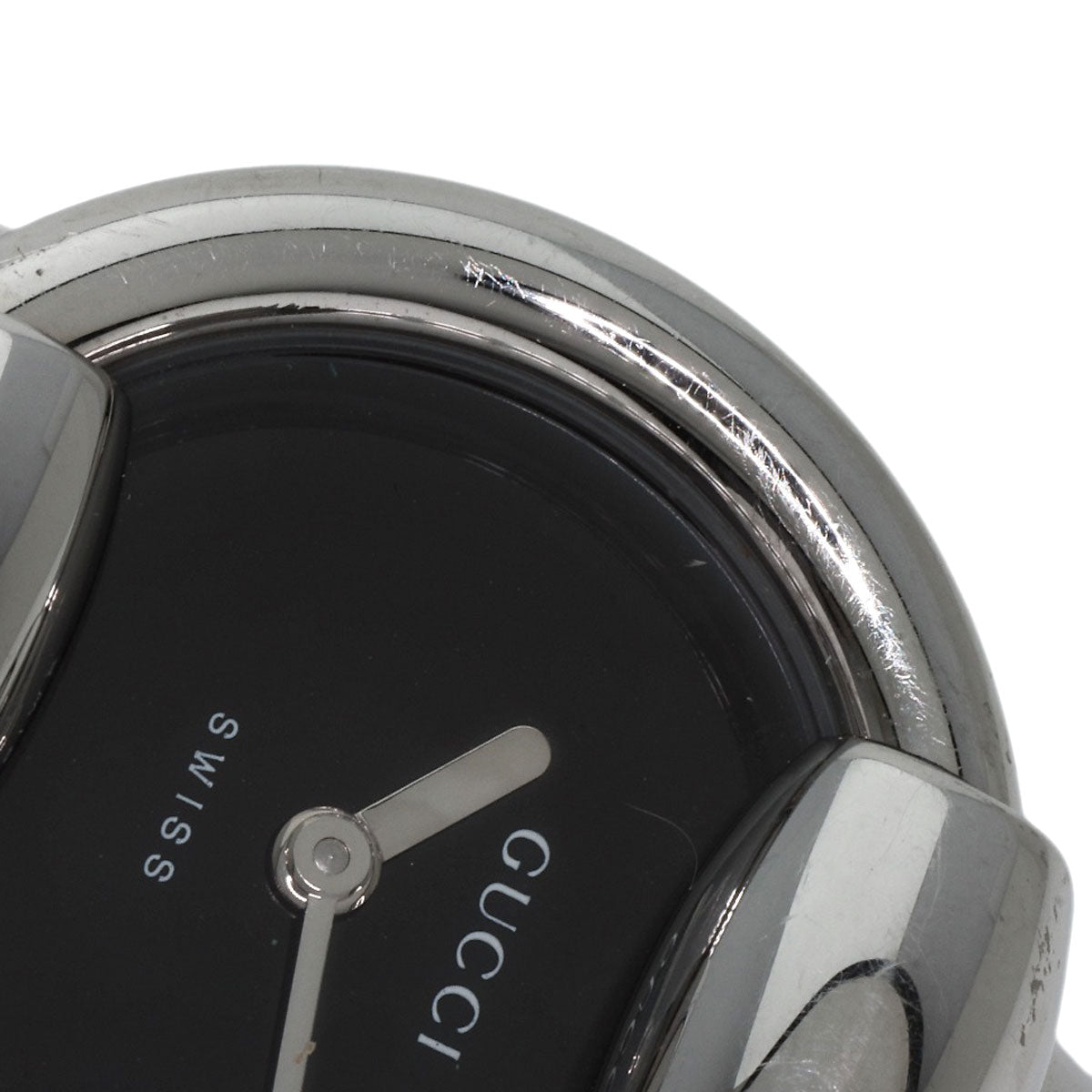 GUCCI Round face Watches 1400L Stainless Steel/Stainless Steel Ladies