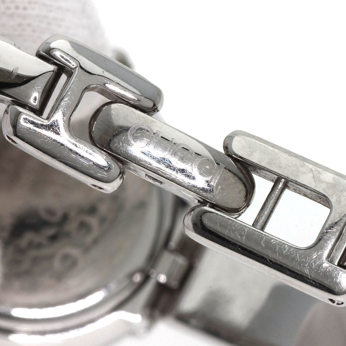 GUCCI Round face Watches 1400L Stainless Steel/Stainless Steel Ladies